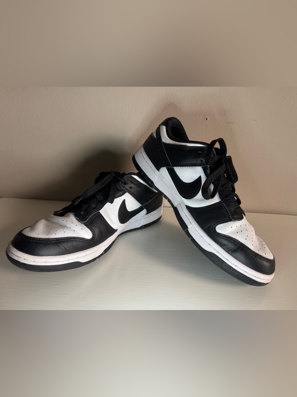 Nike Black and White Low-Top Sneakers